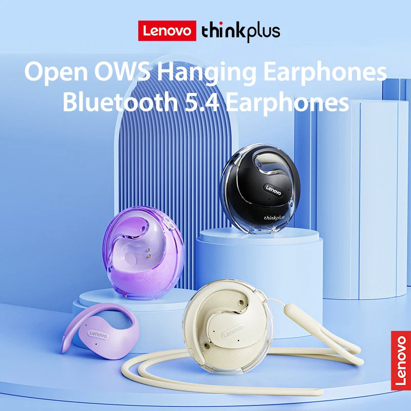 Original Lenovo X15 Pro Bluetooth 5.4 Earphones OWS Sports Wireless Headphones EarHooks TWS Earbuds Waterproof Headset with Mic
