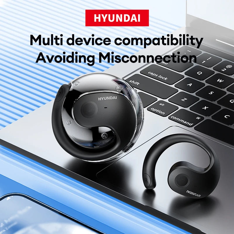 Choice HYUNDAI Wireless Bluetooth 5.3 Earphones Long Battery Life Earbuds HIFI Sound quality Headphones Relevant Lenovo X15 PRO